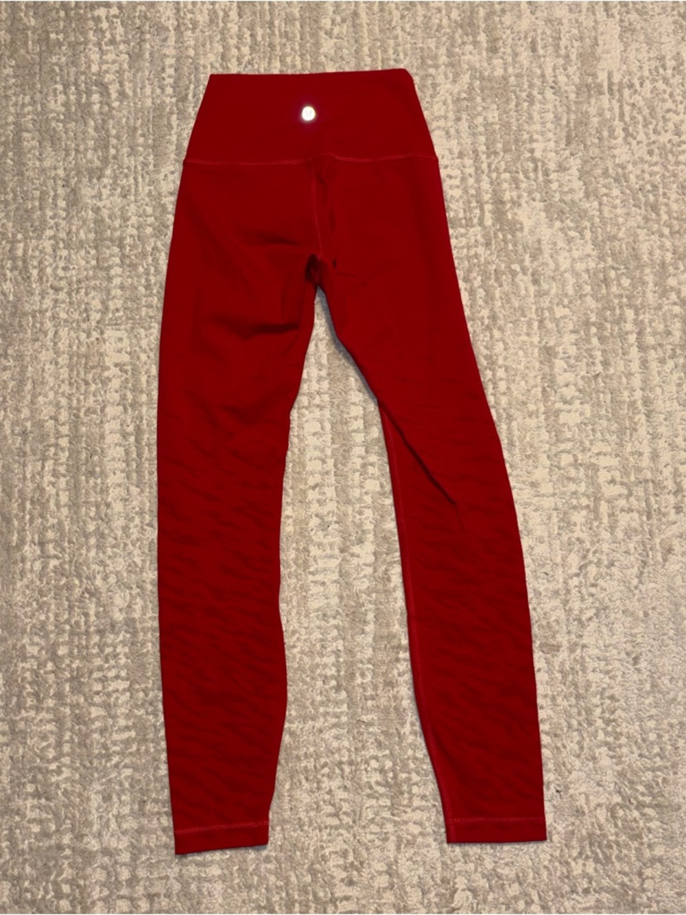 LuluLemon Red Striped Pants - Picture 2 of 6
